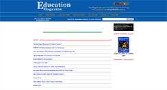 Desktop Screenshot of education-magazine.co.uk