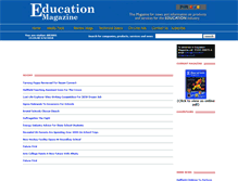Tablet Screenshot of education-magazine.co.uk